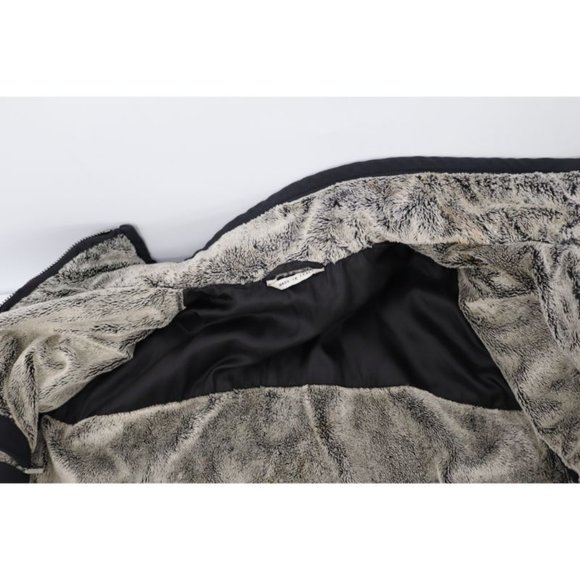 Armani Collezioni Jacket Mens 40 faux fur lined Full Zip Coat Made In Italy - Picture 11 of 16